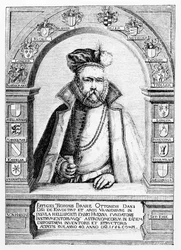 Portrait of Tycho Brahe, Illustration from 